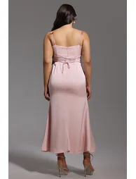 Esne Flower Halter Maxi Dress - 4