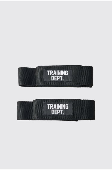 Training Dept Lifting Straps - black