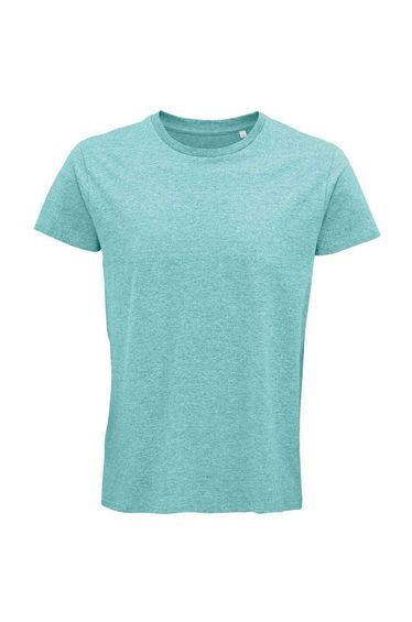 SOLS Mens Crusader Heather Organic T-Shirt - Light Green