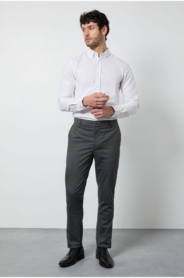 White Oxford Long Sleeve Shirt