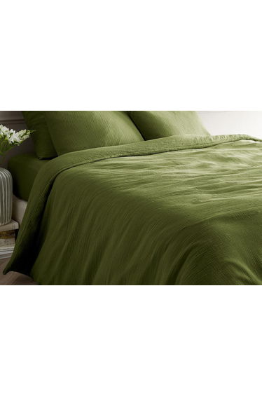 Yafa 100% Organic Cotton Muslin 200 Thread Count Duvet Cover