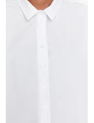 Shirt - White - Oversize - 4