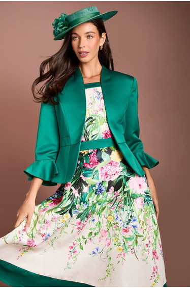 Lisa Tan Flared Cuff Layering Jacket