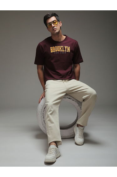 Men Oversized Short Sleeve Printed T-Shirt