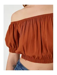 Blouse - Brown - Regular fit - 4