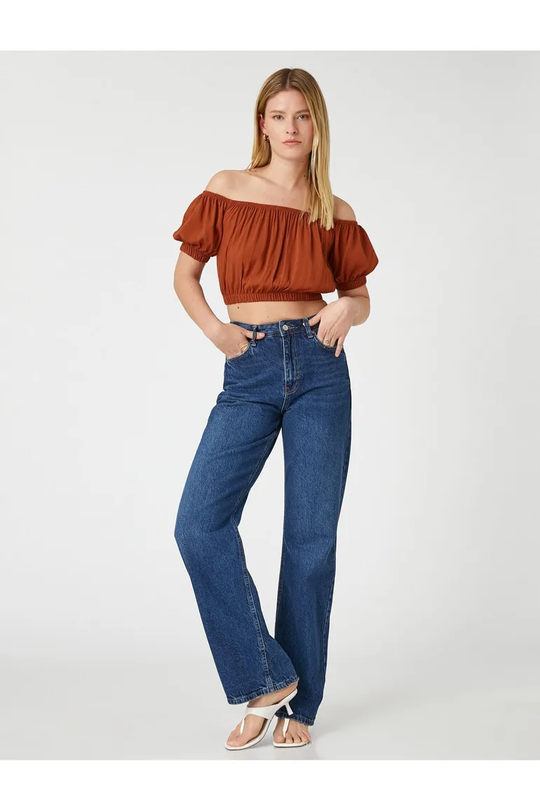 Blouse - Brown - Regular fit