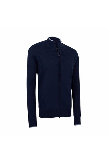 Callaway Womens/Ladies Wool Mock Neck Regular Sweatshirt - Navy Blue