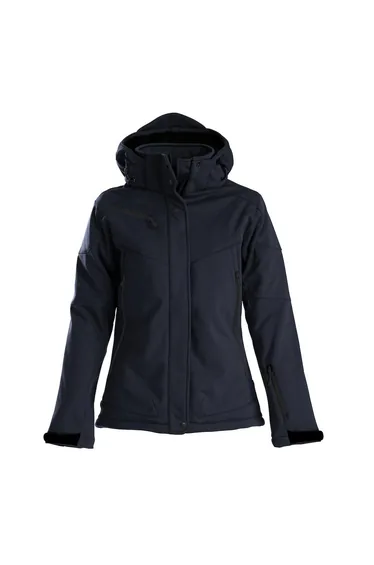 Printer Womens/Ladies Skeleton Soft Shell Jacket - Navy