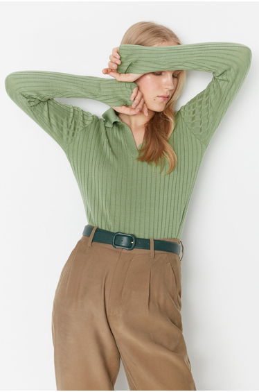Sweater - Green - Regular fit