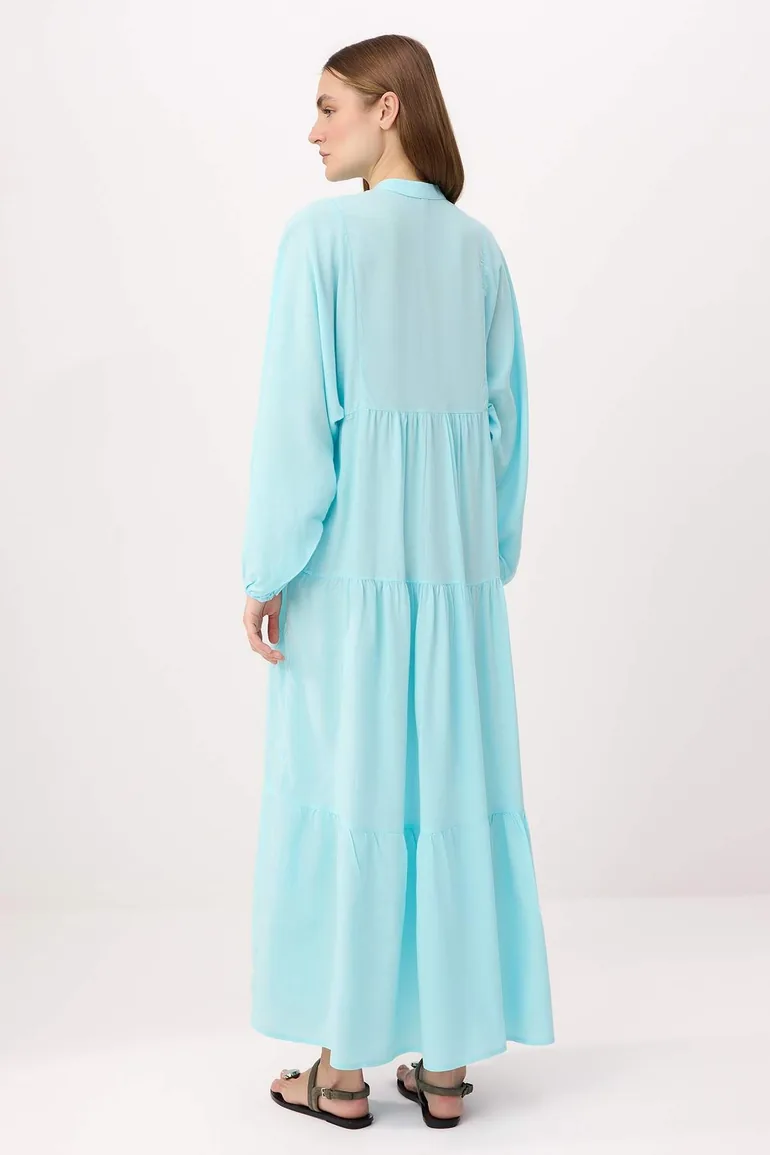 Mint Viscose Woven Dress - 3