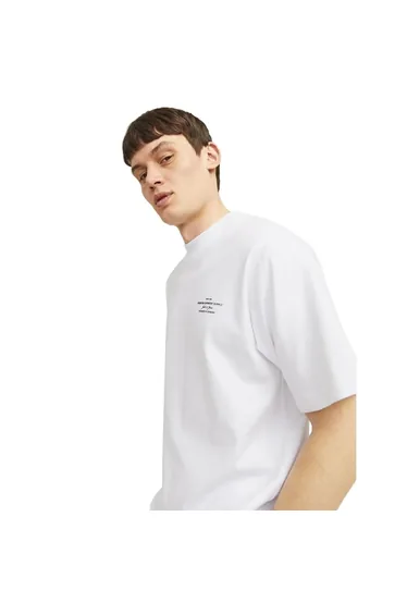 Jack And Jones Mens Chad Branding T-Shirt - White