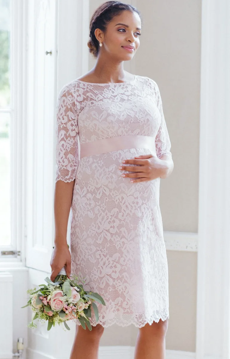 amelia lace maternity dress Amelia Lace Maternity Dress Short Cameo Rose Pink Tiffany Rose Pink :  Dresses : VogaCloset Oman