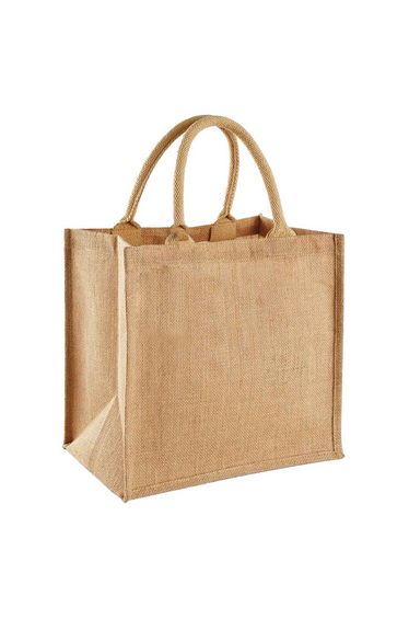 Westford Mill Midi Jute Tote Bag - Natural