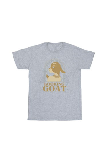 Wish Girls Looking Goat T-Shirt - Sport Grey