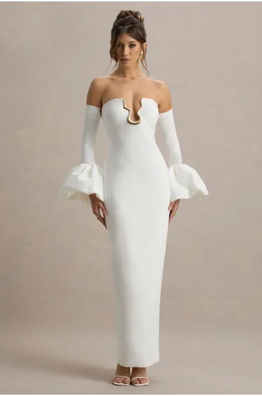 فستان كلوب ال لندن قطن بيج بفتحه خلفيه