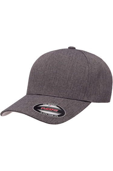 Flexfit Unisex Adult Heatherlight Cap - Dark Grey Melange