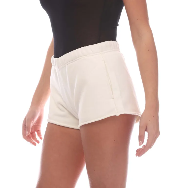 Women's Heron Preston Regular-Fit HPNY Sweat Shorts in White - 1