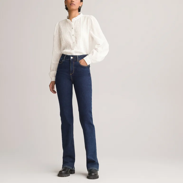 Push-Up Bootcut Jeans, Mid Rise Length 33'' - 2