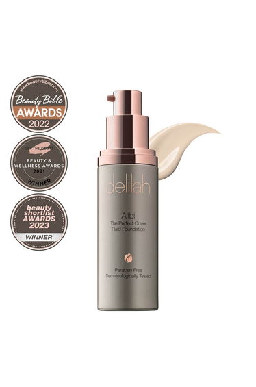 delilah Cosmetics Alibi The Perfect Cover Fluid Foundation - Lily