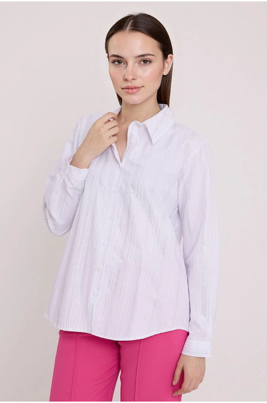 BDART Oversized Striped Button-Up Shirt