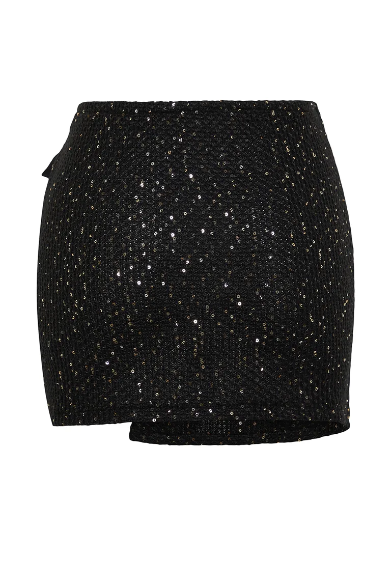 Trendyol Black A-Line Mini Skirt - 1