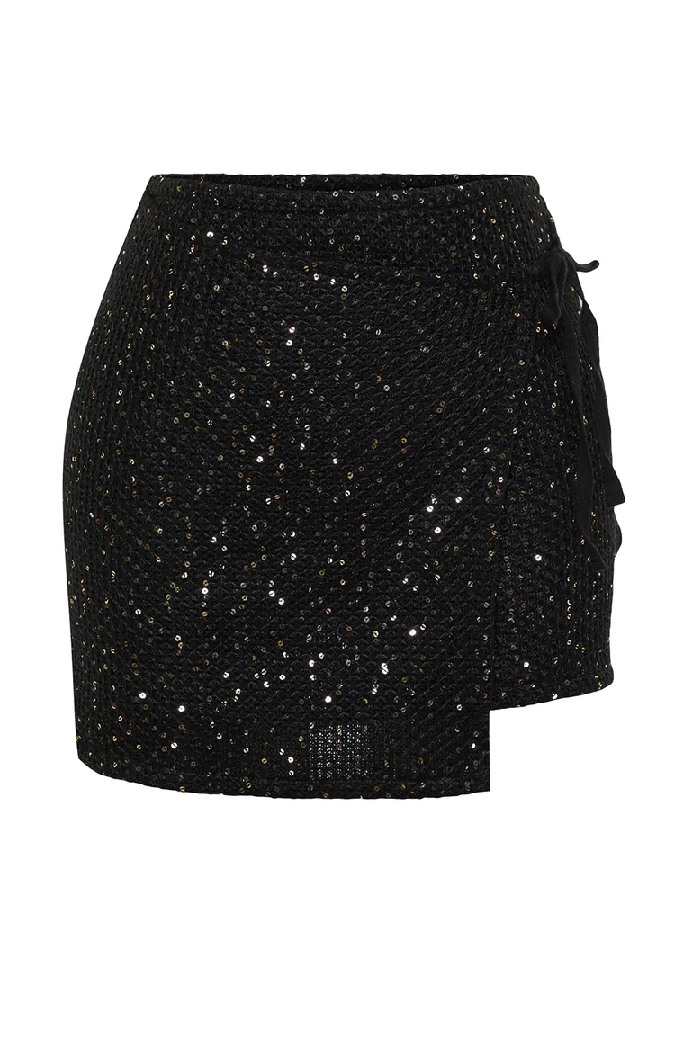 Trendyol Black A-Line Mini Skirt