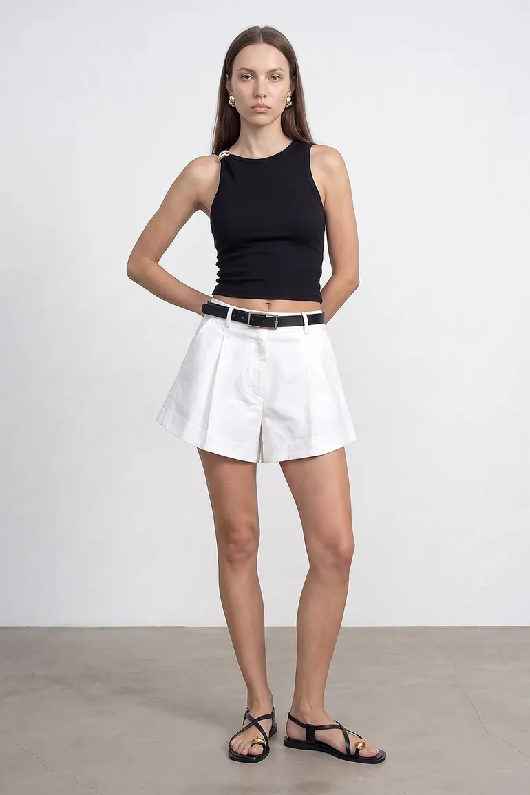 DILVIN Sleeveless Slim-fit Cami Blouse - 4