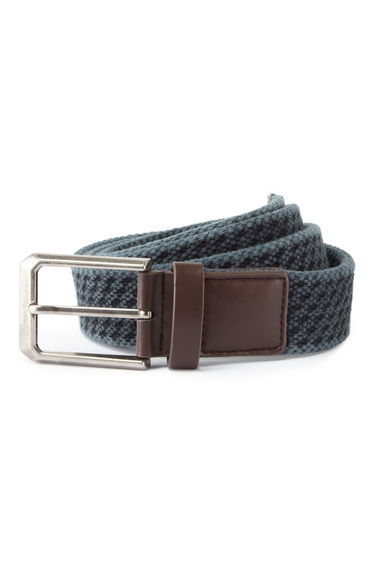 Asquith & Fox Mens Vintage Wash Canvas Belt - Navy