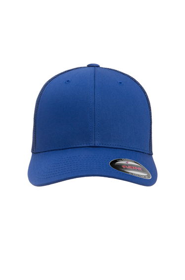 Yupoong Unisex Adult Flexfit Mesh Trucker Cap - Royal Blue