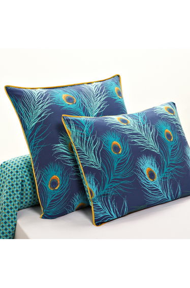 SHAKHRA Feather Print Cotton Percale Pillowcase