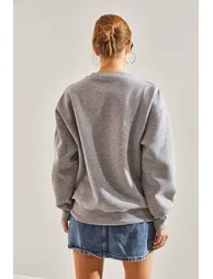 Women's Chicago Printed Three Thread Raised Sweatshirt - 2
