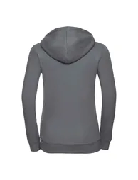 Russell Womens/Ladies Authentic Full Zip Hoodie - Convoy Grey - 1