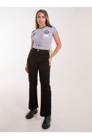 Mesh Sports Crop Top