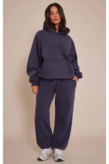 Petite Navy Cuffed Sweatpants