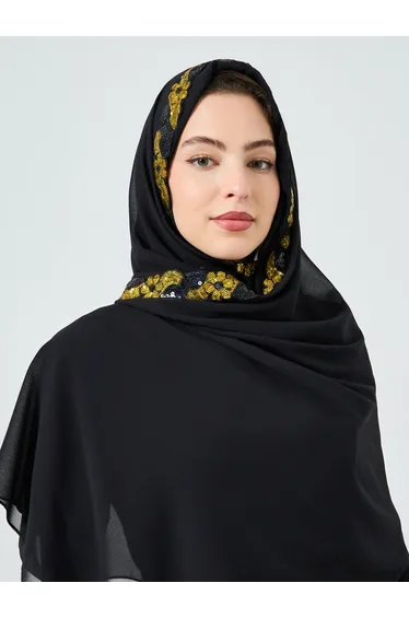 طرحة أميرة باللون الأسود