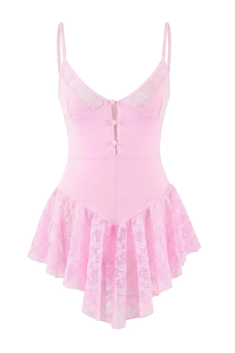 لانجري ترينديول باللون الزهري - 1