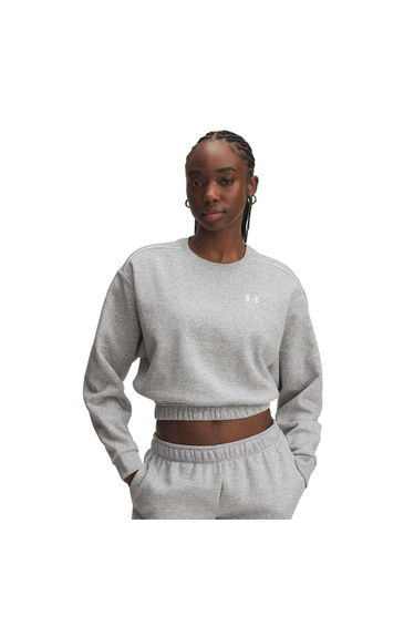 Under Armour Womens/Ladies Rival Workout Sweatshirt - Grey Heather