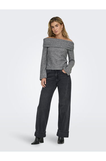 Foldable wide jeans