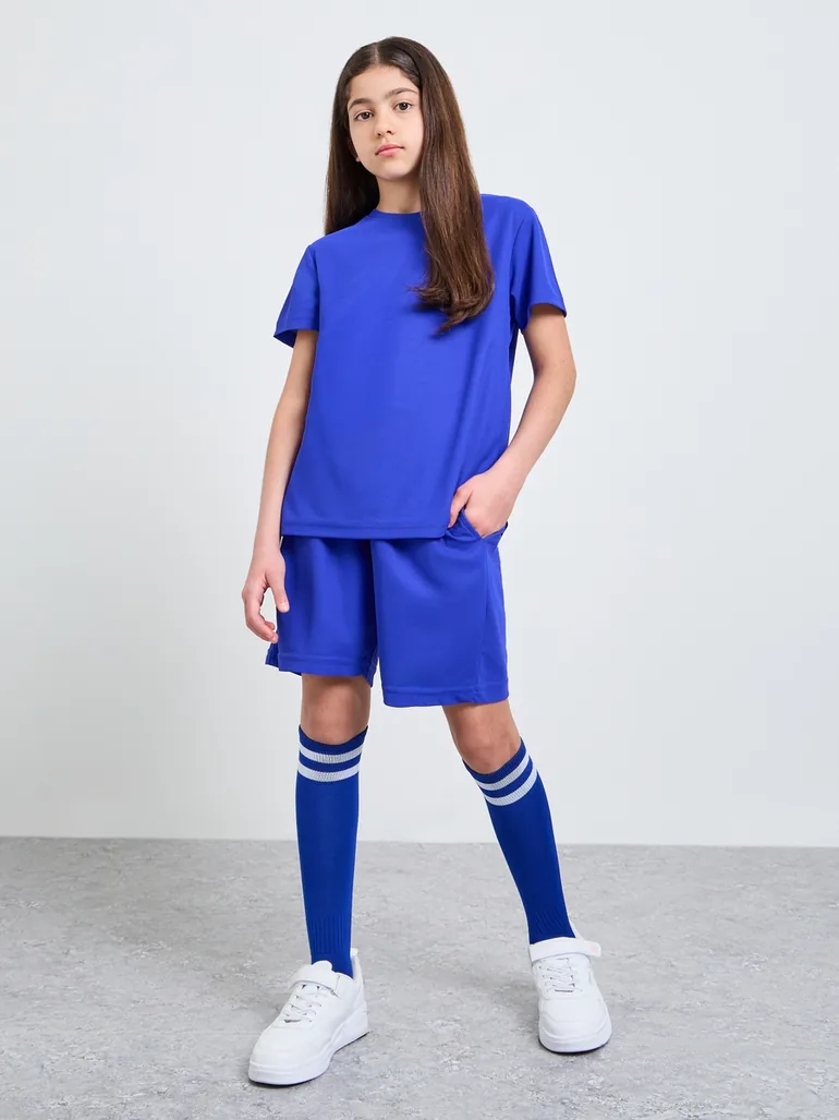 Teens Cotton Sports Jersey Shorts with Side Pocket - 4