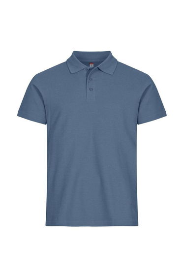 Clique Mens Basic Polo Shirt - Steel Blue
