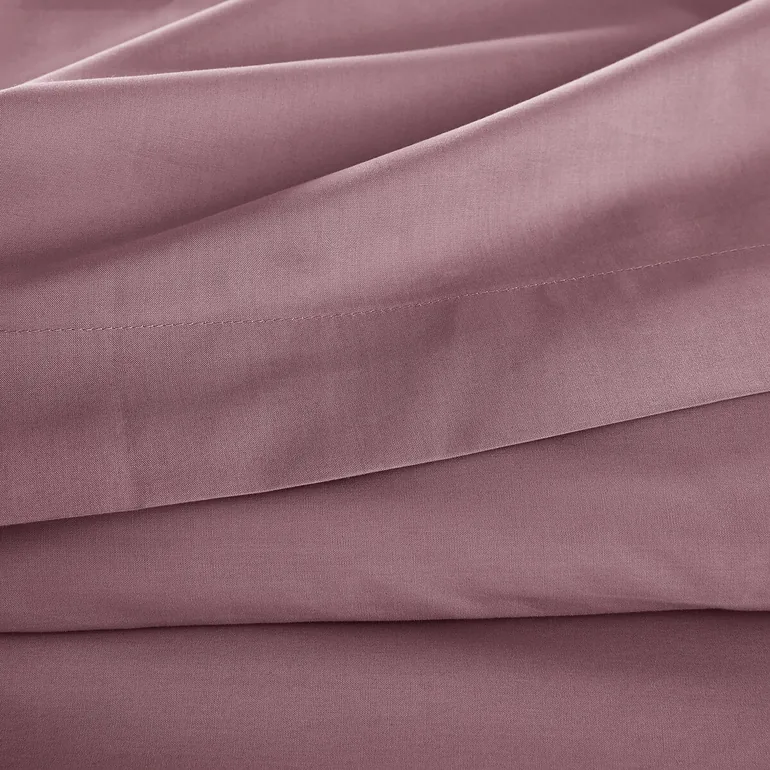 Best Quality Plain 100% Cotton Percale 200 Thread Count Flat Sheet - 3