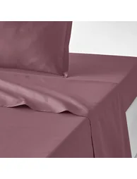 Best Quality Plain 100% Cotton Percale 200 Thread Count Flat Sheet - 1
