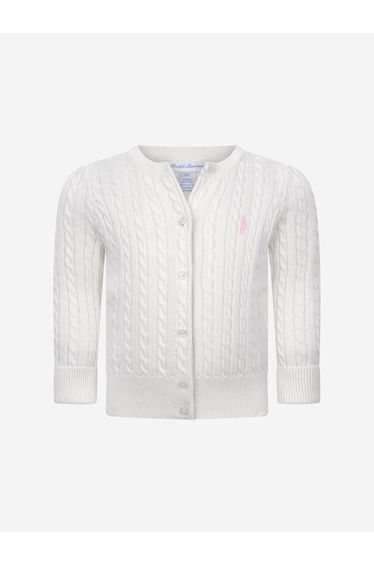 Baby Girls Cable Knit Cardigan