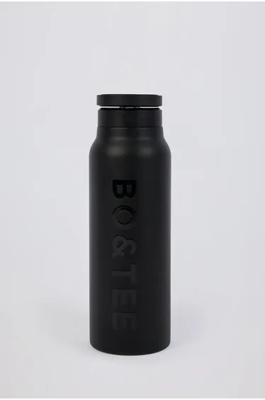 زجاجة أنيقة من Bo+Tee باللون الأسود