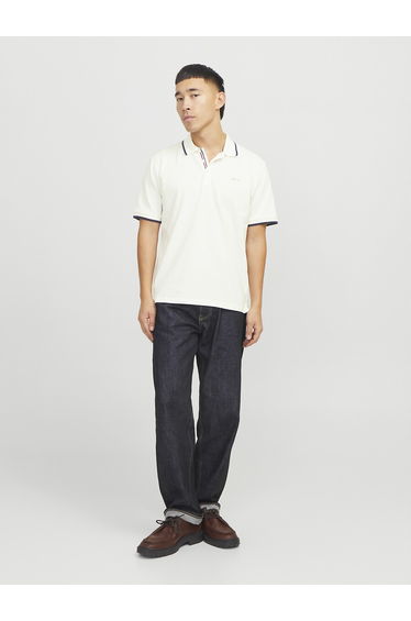 Slim Fit Polo Shirt with Short Sleeves