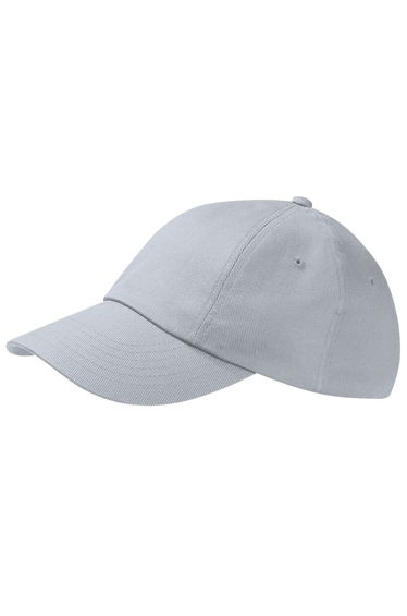 Beechfield Unisex Low Profile Heavy Cotton Drill Cap / Headwear (Pack of 2) - Grey (Light)