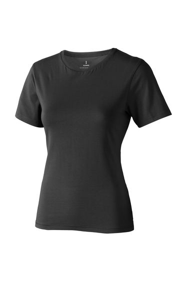 Elevate Womens/Ladies Nanaimo Short Sleeve T-Shirt - Anthracite