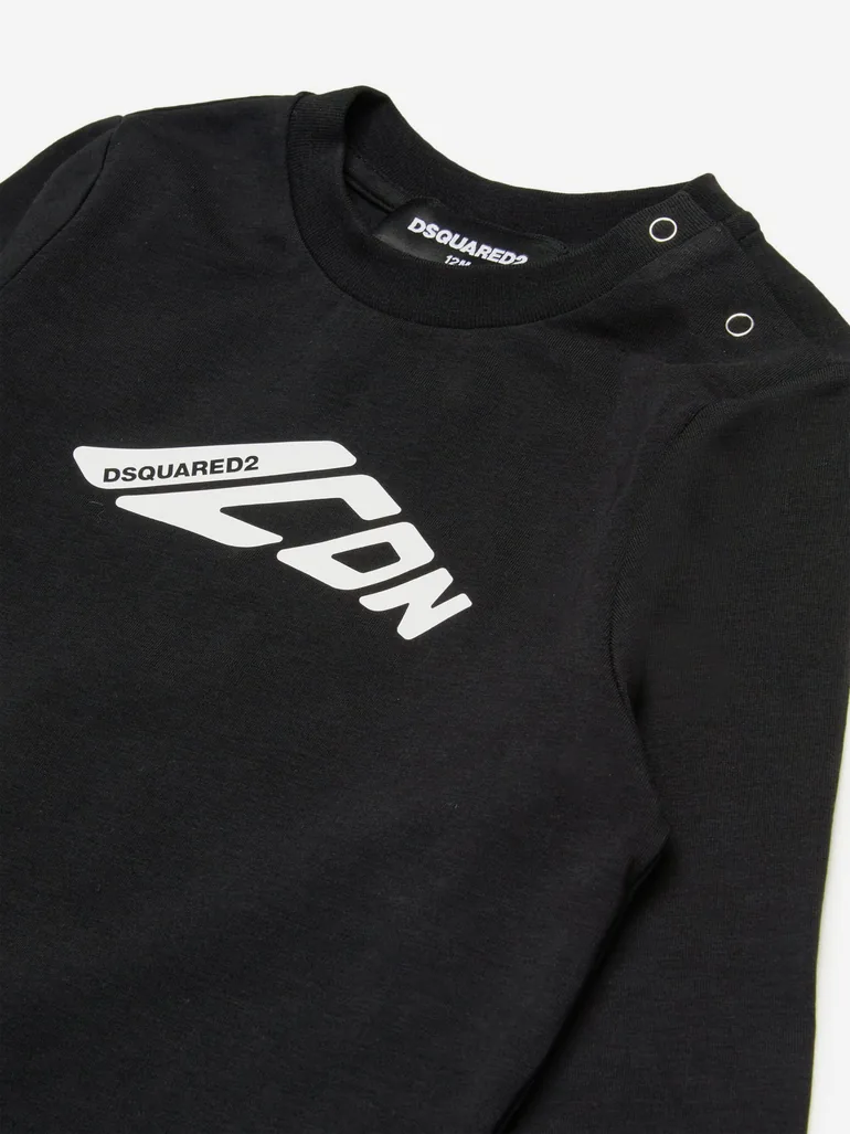 بدلة رياضية أطفال بطبعة شعار - 4