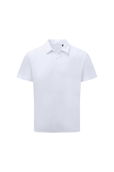 Wombat Mens Terrycloth Polo Shirt - White
