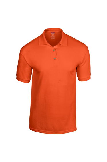 Gildan Adult DryBlend Jersey Short Sleeve Polo Shirt - Orange
